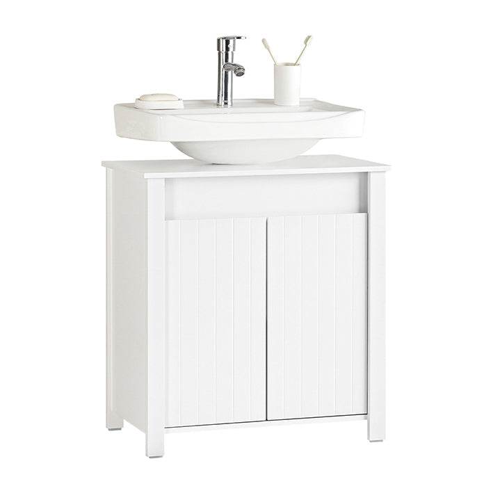 Waschbeckenunterschrank | Badschrank | Waschtisch | Weiss BZR101-W - Palo24