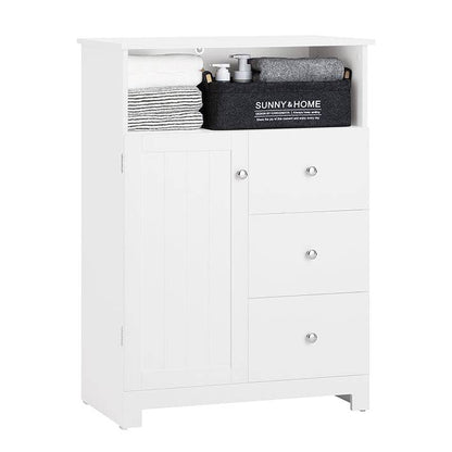 Badkommode | Badzimmerschrank | Flurschrank | Weiss BZR107-W - Palo24