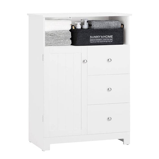 Badkommode | Badzimmerschrank | Flurschrank | Weiss BZR107-W - Palo24