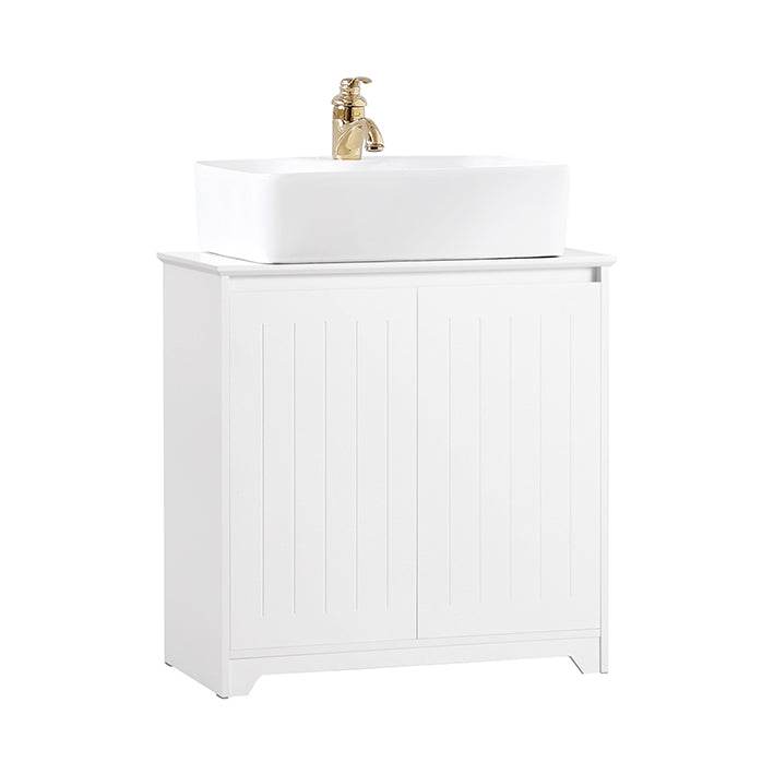 Waschbeckenunterschrank | Badezimmerschrank | Waschtisch | Weiss BZR108-W - Palo24