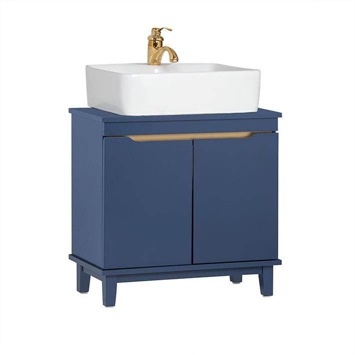 Waschbeckenunterschrank | Badschrank | Waschtisch | Blau | BZR113-B - Palo24