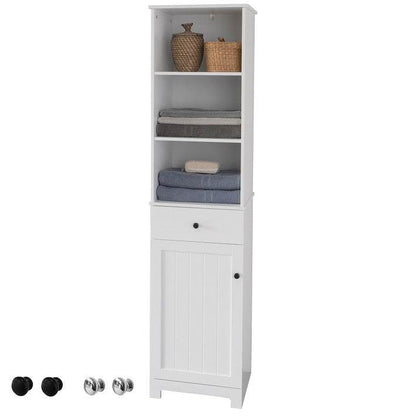 Bad Hochschrank | Badschrank | Badregal Weiss - Palo24