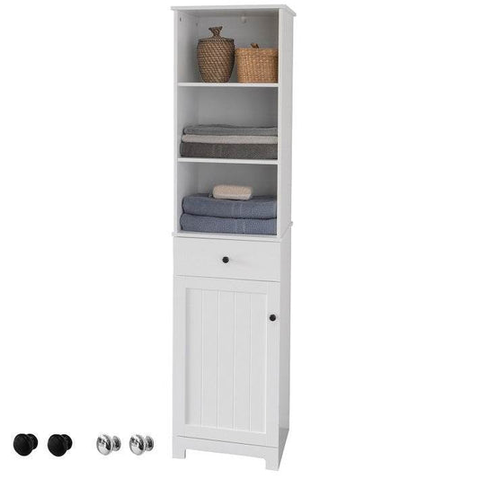 Bad Hochschrank | Badschrank | Badregal Weiss - Palo24