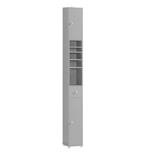 Bad Hochschrank | Badschrank | Badregal Hellgrau | BZR34-HG - Palo24