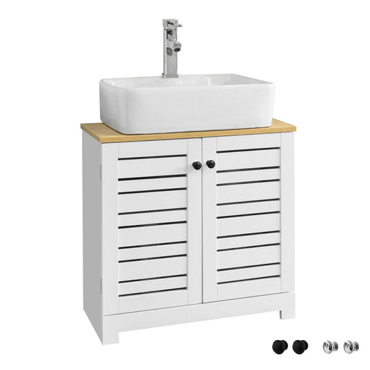 Waschbeckenunterschrank | Badezimmerunterschrank Weiss BZR40-W - Palo24