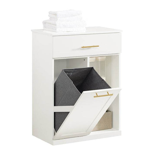 Wäscheschrank | Wäschesammler | Badschrank Weiss BZR66-W - Palo24