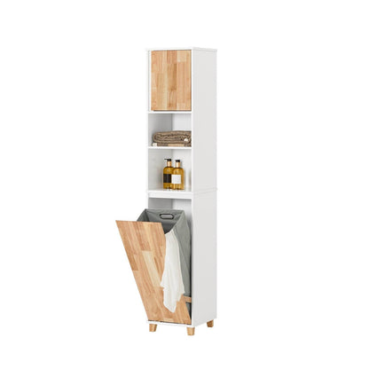 Bad Hochschrank | Badschrank | Wäscheschrank | Badmöbel | BZR74-W - Palo24