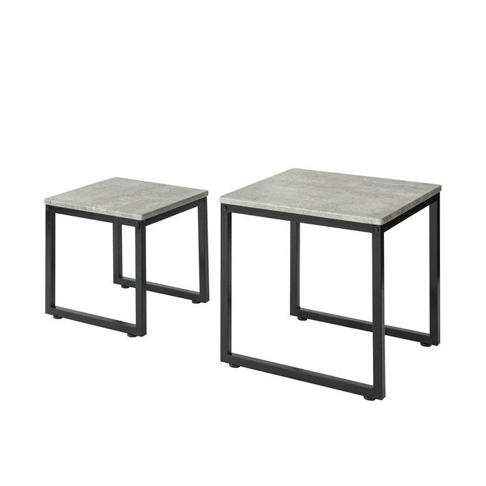 2 Satztische | Sofatisch | Couchtisch grau | FBT42-HG - Palo24