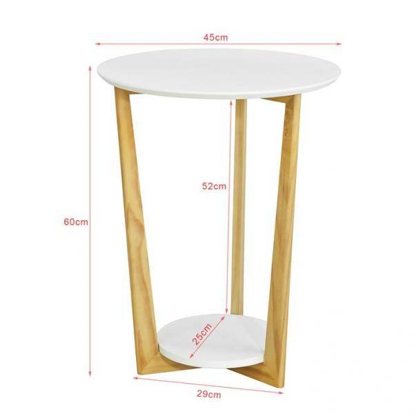 Beistelltisch | Balkontisch | Couchtisch | Weiss - Palo24