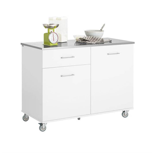 Küchenschrank Weiss | Küchenwagen | Kücheninsel | Servierwagen - Palo24
