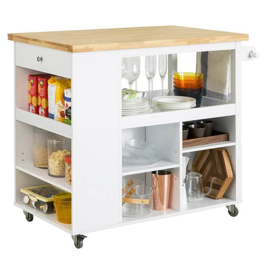 Desig Kücheninsel | Küchenwagen | Küchenschrank | Sideboard auf Rollen | FKW97-WN - Palo24