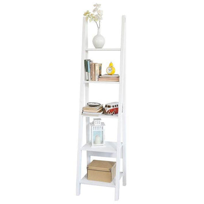 Leiterregal Weiss | Bücherregal | Standregal Holz - Palo24