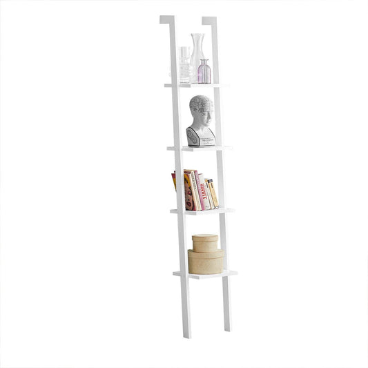 Leiterregal | Treppenregal | Badregal Weiss FRG15-W - Palo24