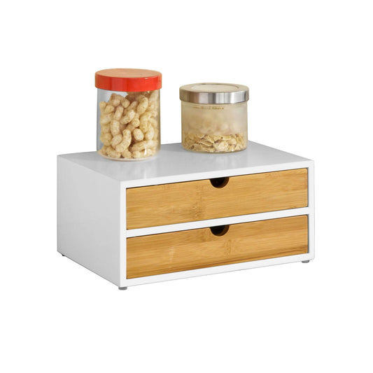 Kaffeekapsel Box | Aufbewahrungsbox | Schubladenbox Bambus | FRG180-WN - Palo24