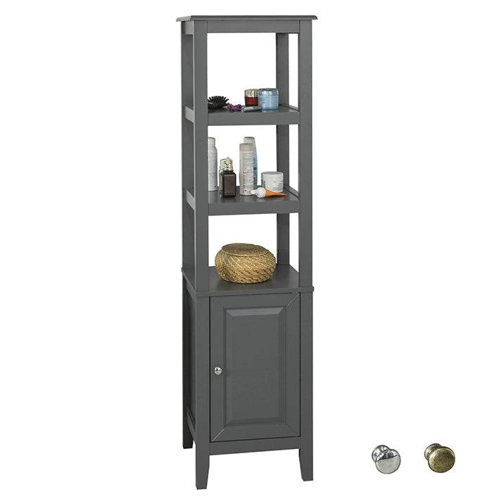 Bad Hochschrank | Badschrank | Badregal Dunkelgrau - Palo24