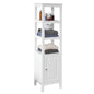 Bad Hochschrank | Badschrank | Badregal Weiss - Palo24
