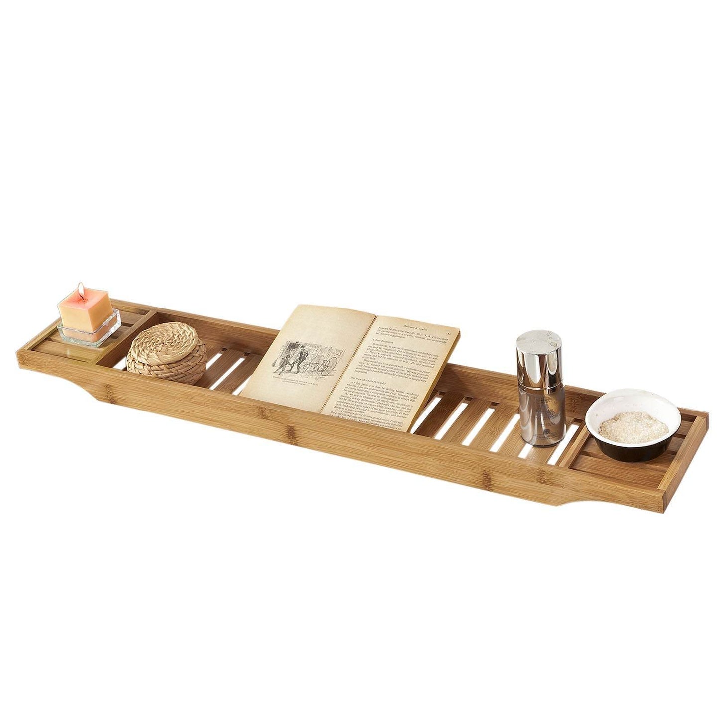 80cm Lang Badewannenablage Badewannenbrett Bambus - Palo24