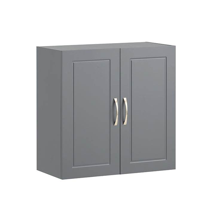 Wandschrank | Hängeschrank | Badschrank Grau | Medizinschrank | FRG231-DG - Palo24