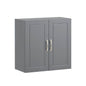 Wandschrank | Hängeschrank | Badschrank Grau | Medizinschrank | FRG231-DG - Palo24