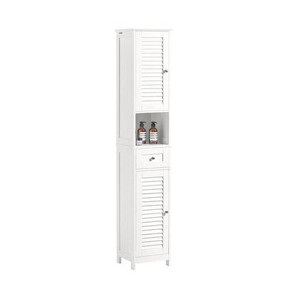 Bad Hochschrank | Badschrank | Badregal Weiss - Palo24
