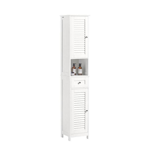 Bad Hochschrank | Badschrank | Badregal Weiss - Palo24