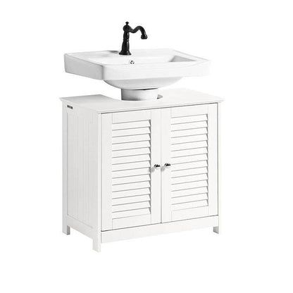 Waschbeckenunterschrank | Badezimmerunterschrank Weiss FRG237-II-W - Palo24