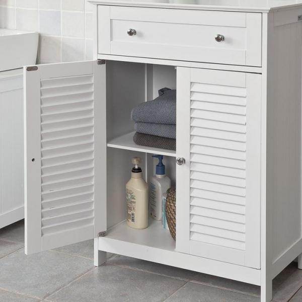 Badkommode | Badzimmerschrank | Sideboard Weiss - Palo24