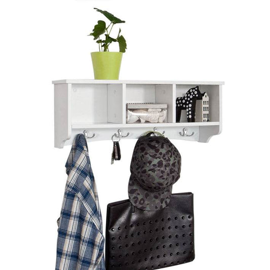 Wandgarderobe | Hängeregal | Flurgarderobe Weiss - Palo24