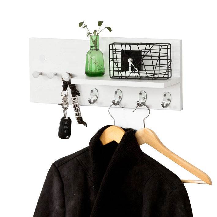 Wandgarderobe | Flurgarderobe | Hängeregal Weiss - Palo24
