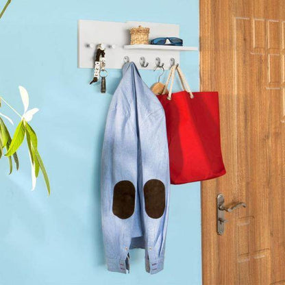 Wandgarderobe | Flurgarderobe | Hängeregal Weiss - Palo24