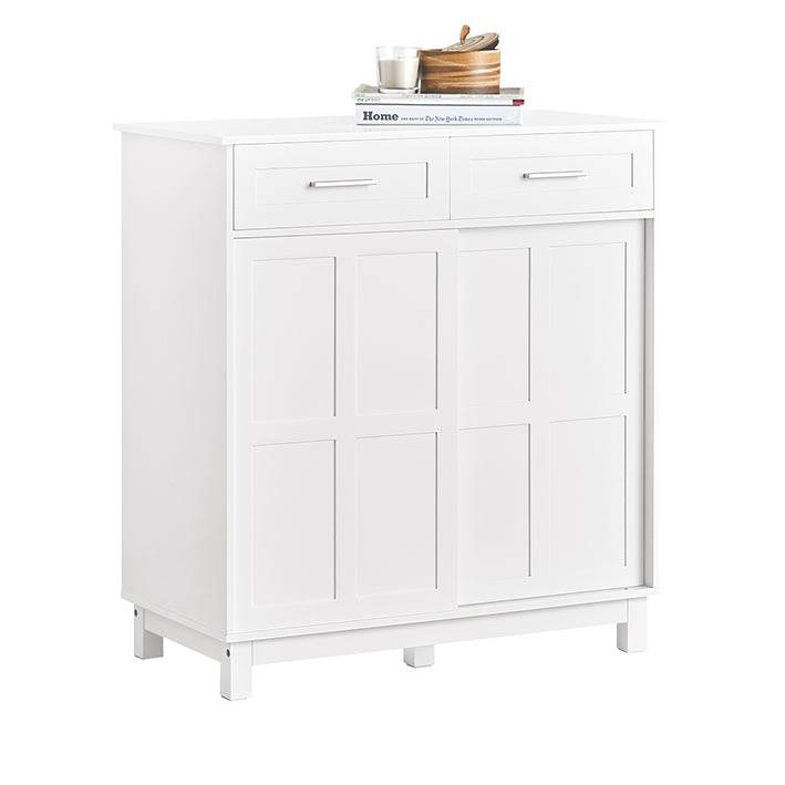 Schuhschrank | Sideboard mit Schiebetüren | Küchenschrank | Kommode | FSB84-W - Palo24