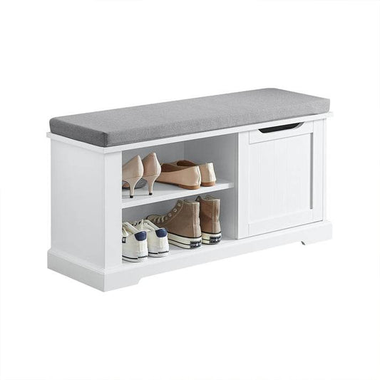 Garderobenbank | Sitzbank | Schuhbank Weiss FSR84-W - Palo24