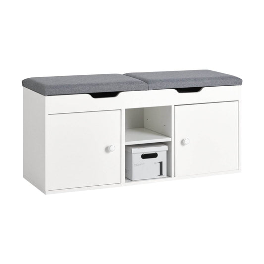 Garderobenbank | Bettbank | Schuhbank Weiss FSR96-W - Palo24