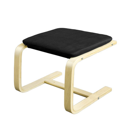 Fußhocker | Fußablage | Hocker Schwarz | FST38-SCH - Palo24