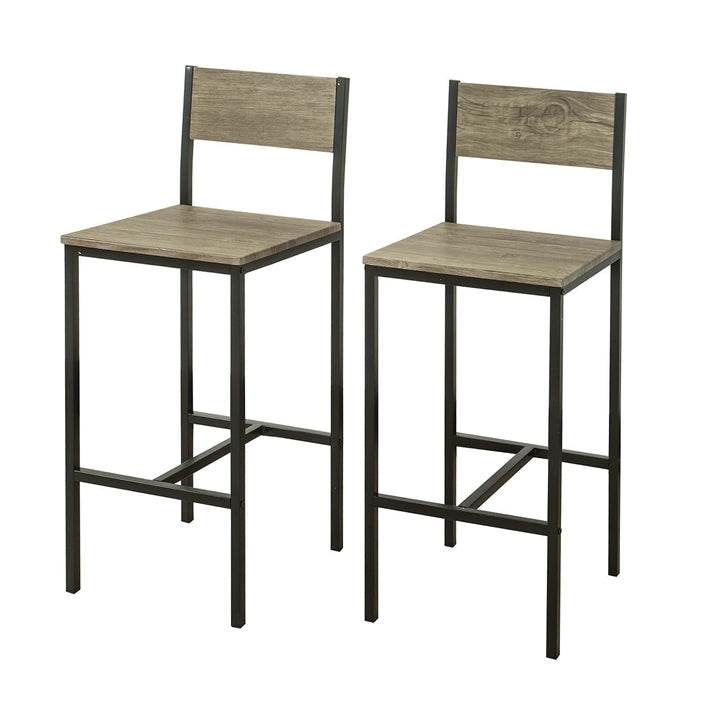 Barstühle 2er set | Tresenhocker | Sitzhöhe 67cm | Metall | FST53x2 - Palo24
