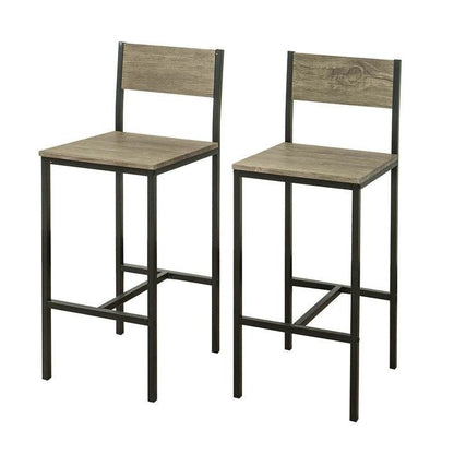 Barstühle 2er set | Tresenhocker | Sitzhöhe 67cm | Metall | FST53x2 - Palo24