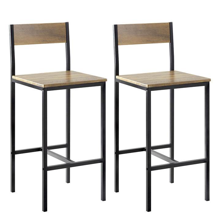 Barstühle 2er set | Tresenhocker | Sitzhöhe 67cm | Metall | FST53-XLX2 - Palo24