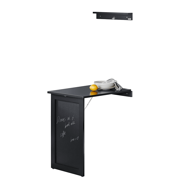 Wandtisch mit Tafel | Klapptisch | Esstisch | Memoboard | Hellgrau | FWT20-SCH - Palo24