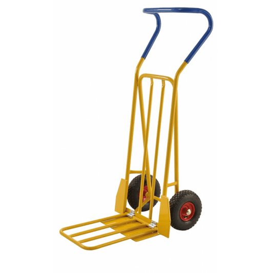 Gepäck- & Sackkarre, 560x780x1320mm (BxLxH), bis 250kg Gelb - Palo24
