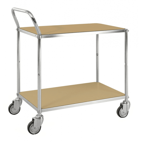 ESD-Etagenwagen mit 2 Böden bis 150kg belastbar 4 Lenkrollen - Palo24