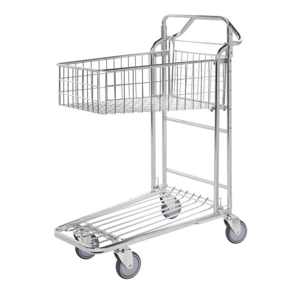 Einkaufswagen Ergonomischer Griff zwei Böden - Palo24