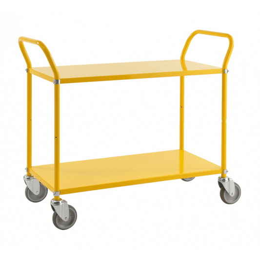 Etagenwagen bis 250kg belastbar 4 Lenkrollen 2 davon mit Bremse - Palo24