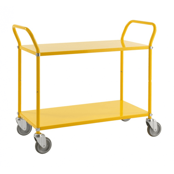 Etagenwagen bis 250kg belastbar 4 Lenkrollen gelb - Palo24