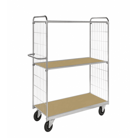 ESD-Etagenwagen Serie 9000-S mit 3 Etagen 1000x600mm Ladefläche ohne Bremse - Palo24
