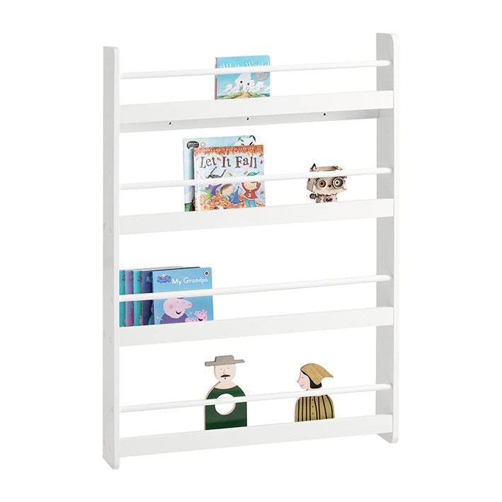 Kinder Bücherregal | Wandregal für Kinder | mit 4 Ablagen | KMB08-W - Palo24