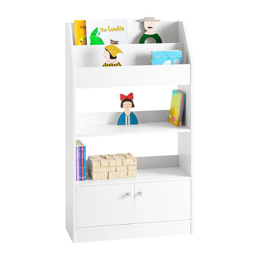 Kinderbücherregal | Standregal Kinderzimmer | Aufbewahrungsregal Weiss KMB11-W - Palo24
