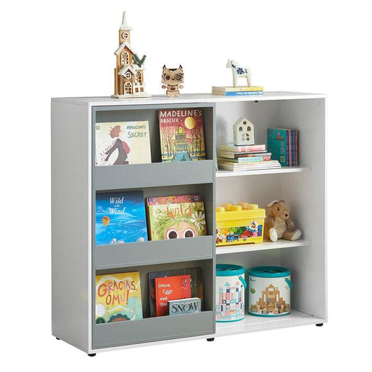 Kinderbücherregal | Spielzeugregal | Aufbewahrungsregal Für Kinder | KMB33-W - Palo24