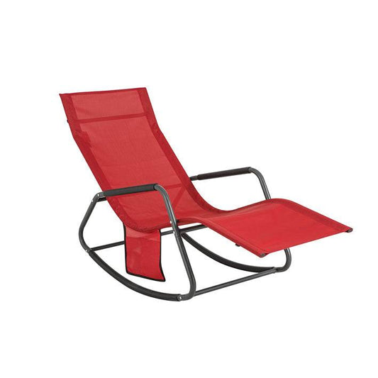 Gartenliege | Sonnenliege | Schaukelliege Rot | OGS47-R - Palo24