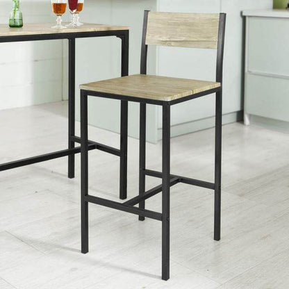 Bartisch mit 2 Hockern | Bartisch set | 3-teilig - Palo24