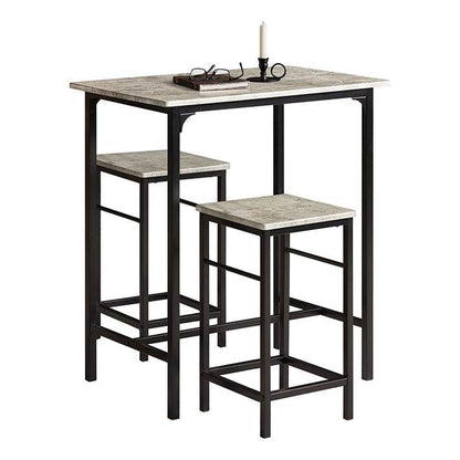 Bartisch mit 2 Hockern Bartisch set 3-teilig - Palo24